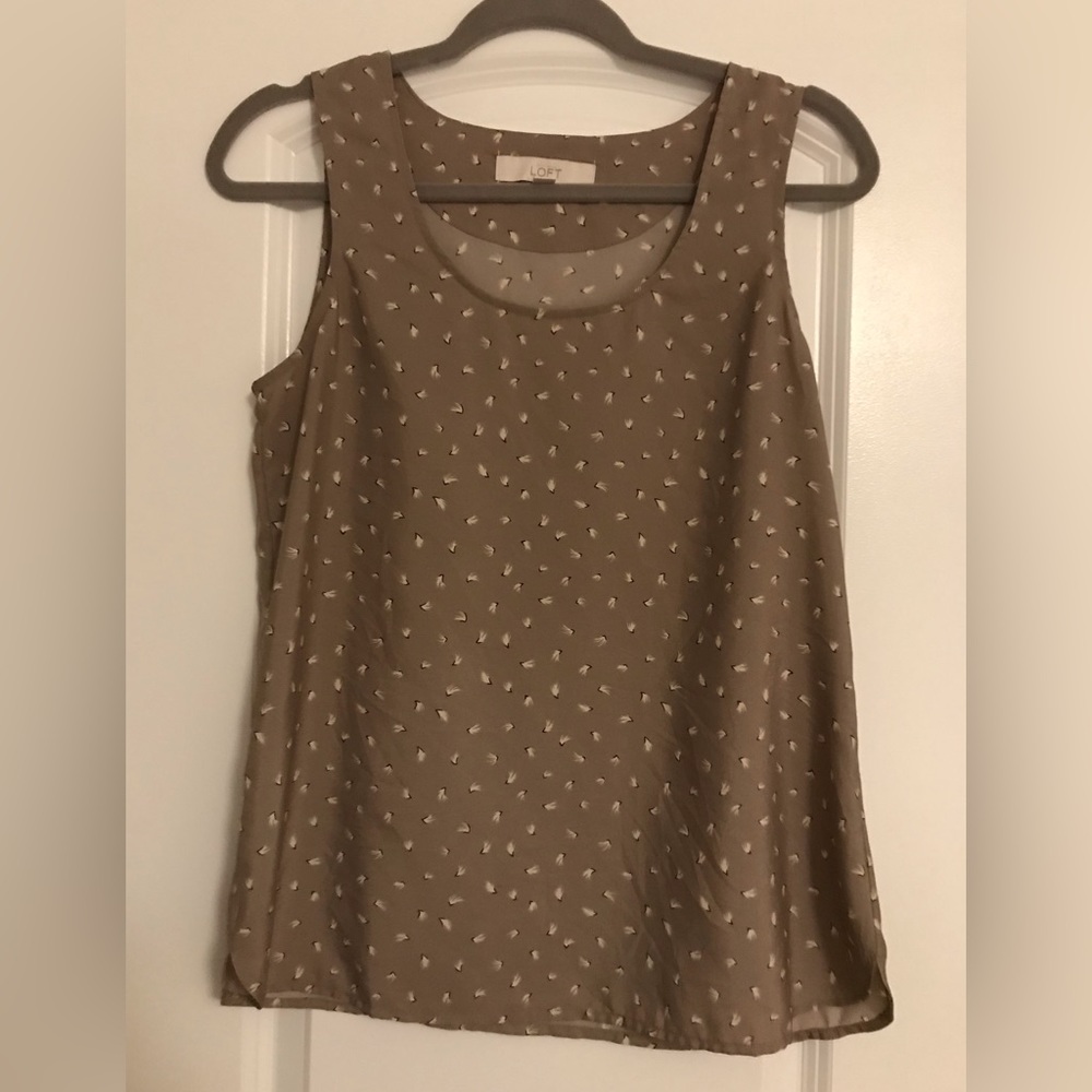 Loft sleeveless blouse